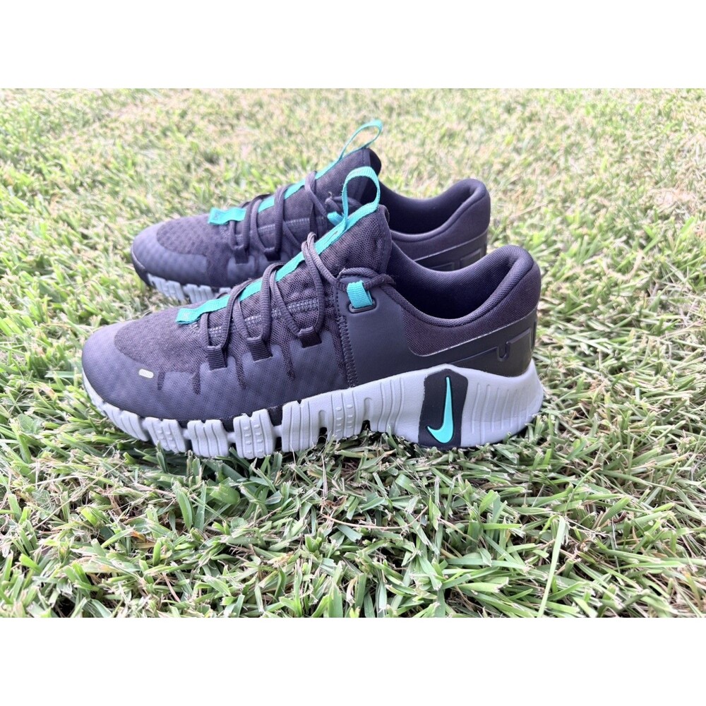 Nike Free Metcon 5 Mens US 11 Black Mica Green Clear Jade Trainers DV3949 004 - Picture 2 of 11